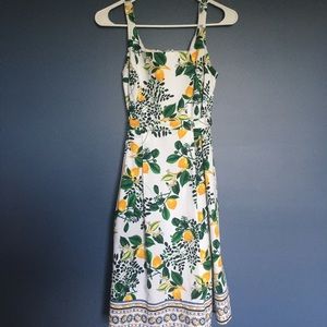Summer Lemon Midi Dress